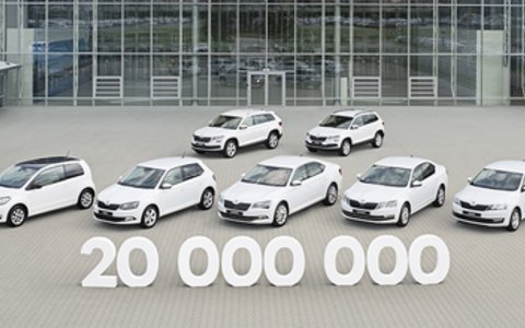 Škoda Kompanija dostigla broj od 20 miliona